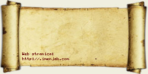 Jagoda Vasiljević vizit kartica